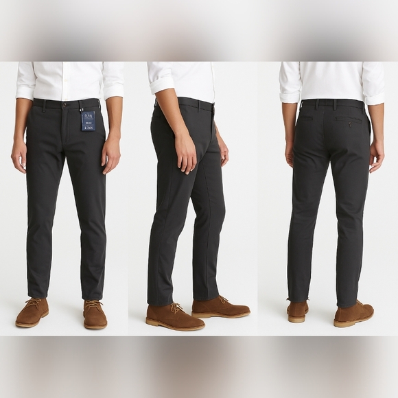 J.Crew Slim Flex Chino Pants 34x30 Charcoal Gray Mens - Picture 8 of 9